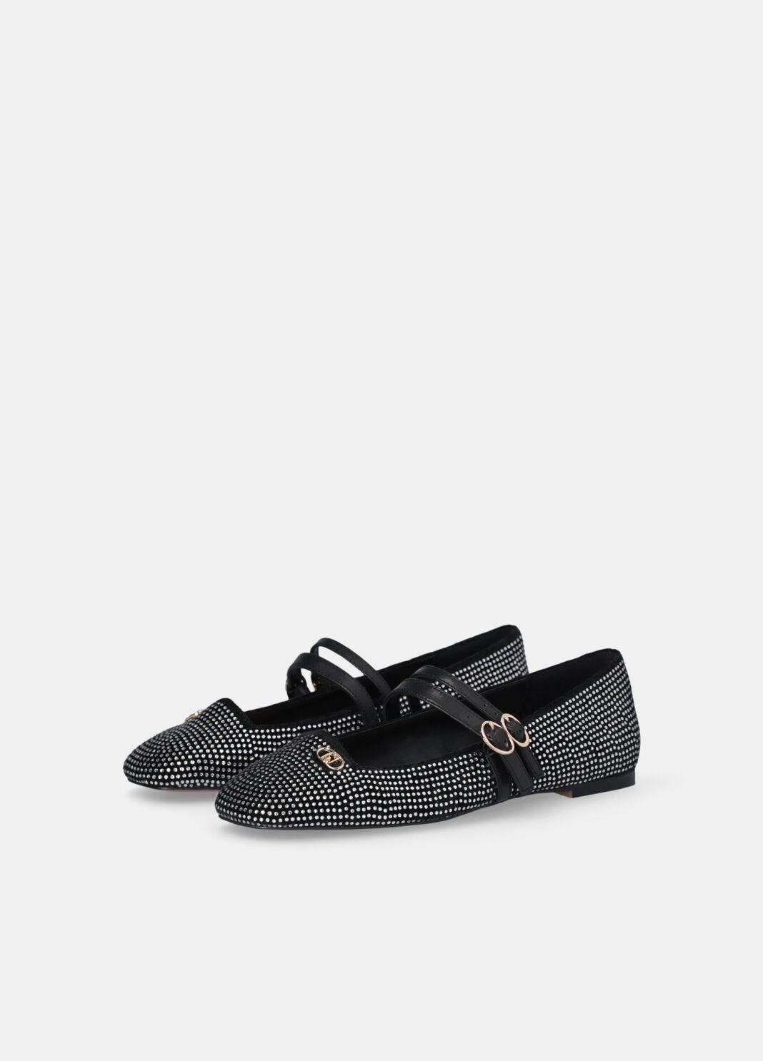 Full Rhinestone Ballet Flats black Liu Jo - large image number 2