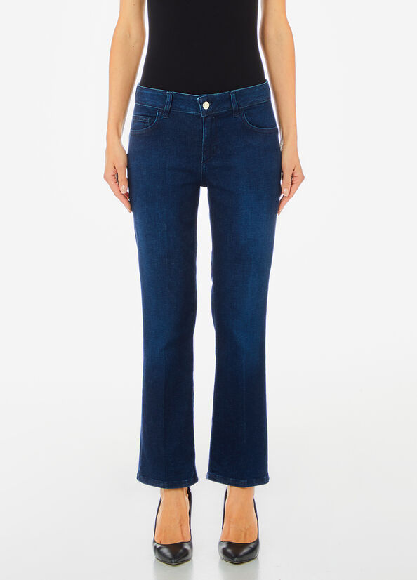Jean bootcut bottom-Up bleu foncé Liu Jo - large image number 0