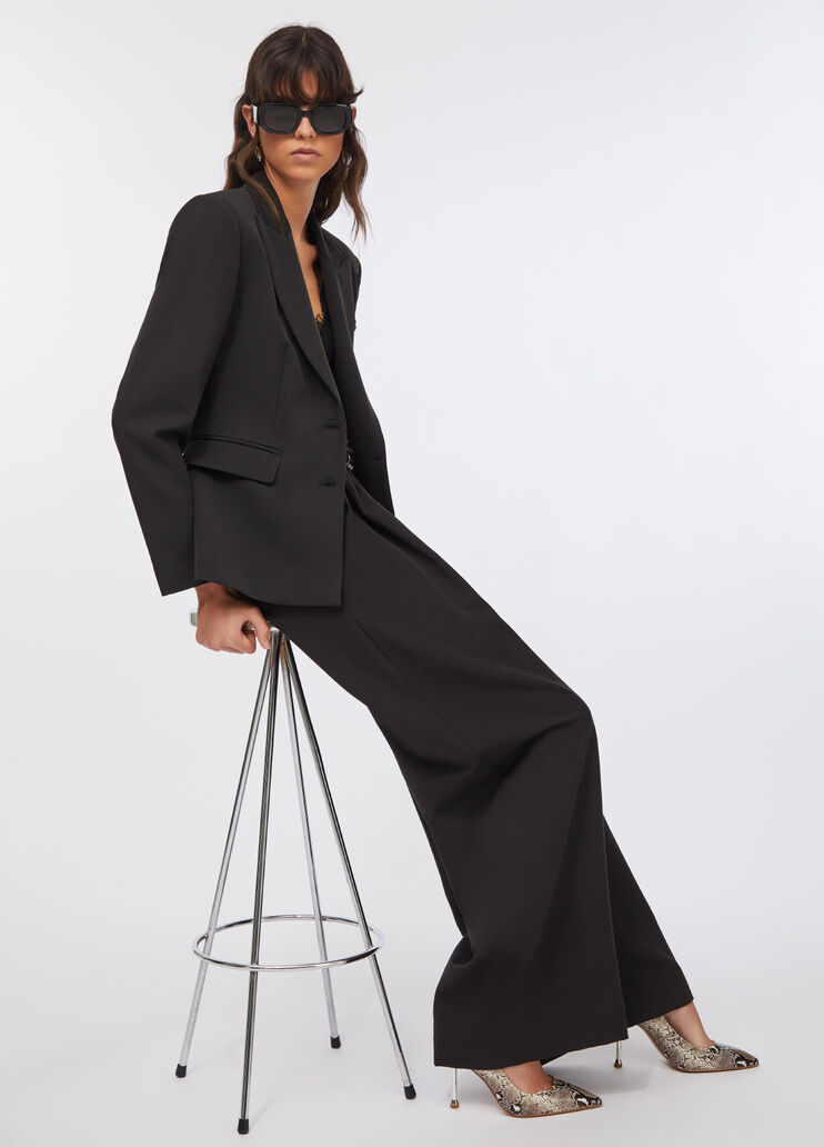 Palazzo trousers with belt black Liu Jo - large image number 2