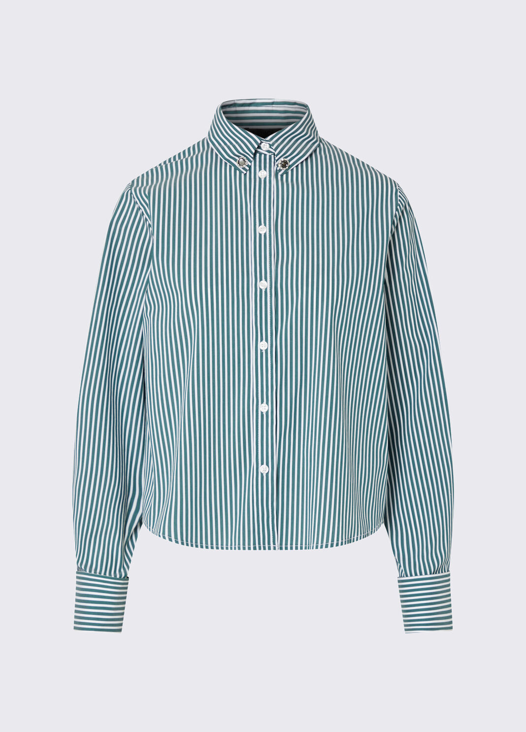 Striped Shirt dark green Liu Jo - large image number 6
