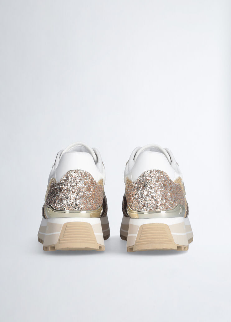Sneakers platform full glitter oro Liu Jo - large image number 7 Sneakers platform full glitter oro Liu Jo - large image number 7