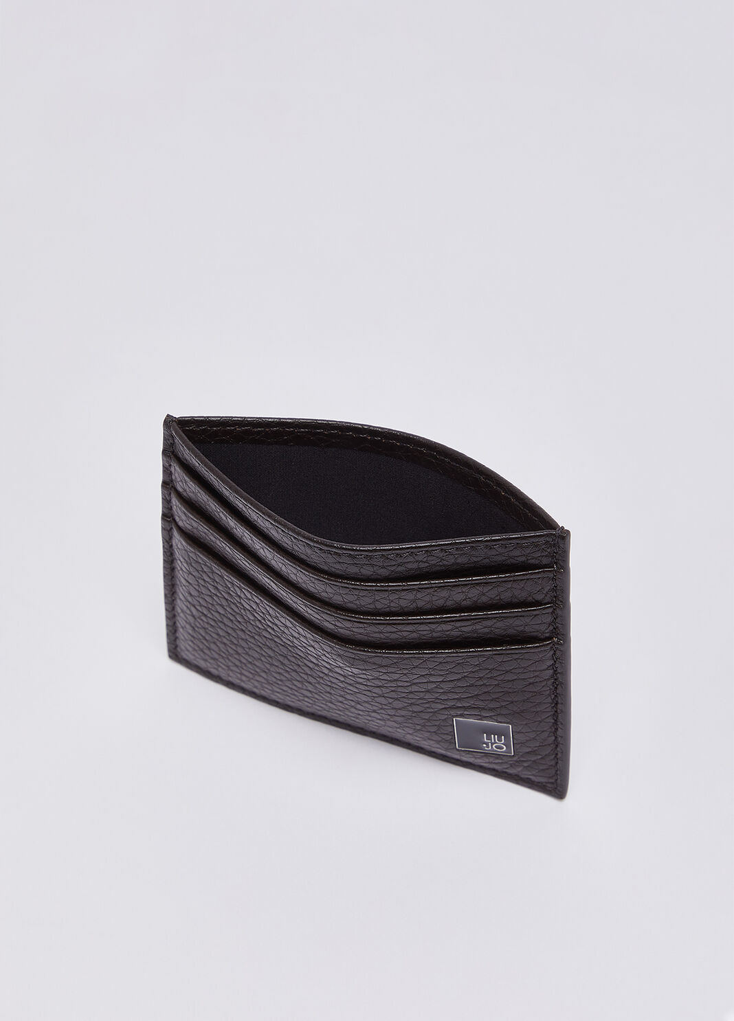 Leather Card Holder dark brown Liu Jo - large image number 3