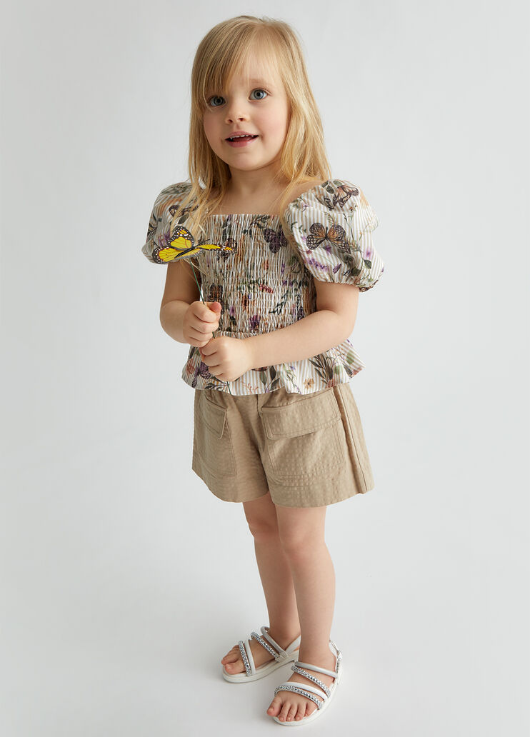 Cotton shorts beige Liu Jo - medium Cotton shorts beige Liu Jo - medium