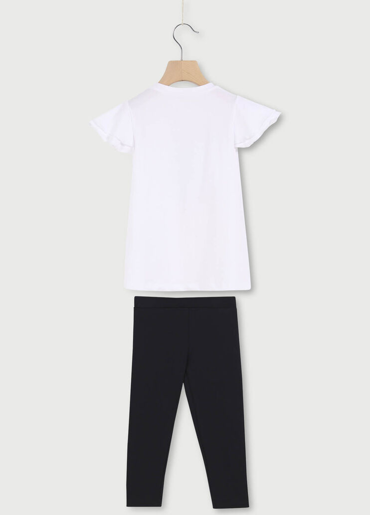 Girl’s outfit White/Dark Blue Liu Jo - large image number 1