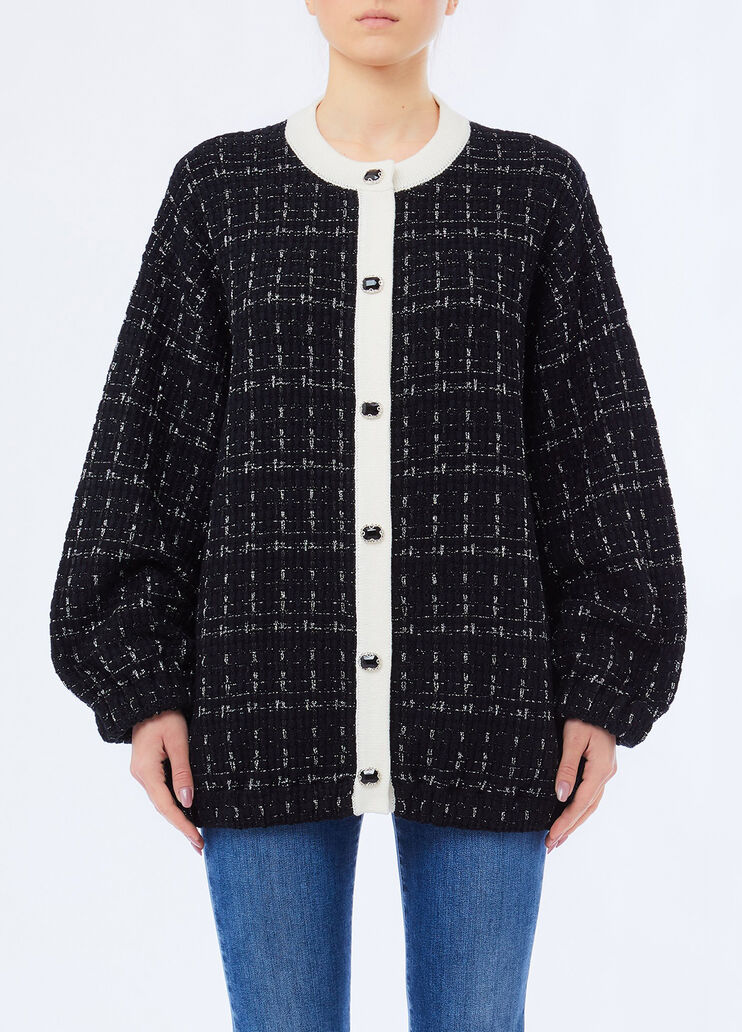 Giacca con bottoni gioiello nero Liu Jo - medium