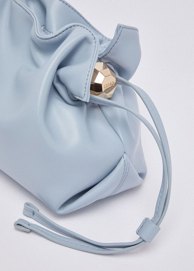 Sac port&eacute; &eacute;paule Riccy petit format bleu clair Liu Jo - large image number 5