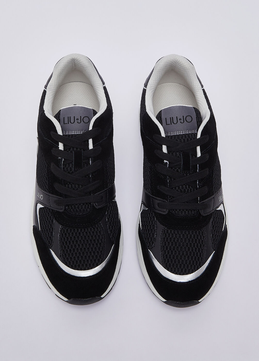 Sneakers aus Leder und Mesh Schwarz Liu Jo - large image number 3