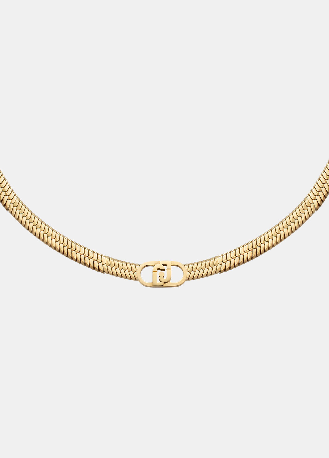 Choker with monogram logo gold Liu Jo - large image number 1