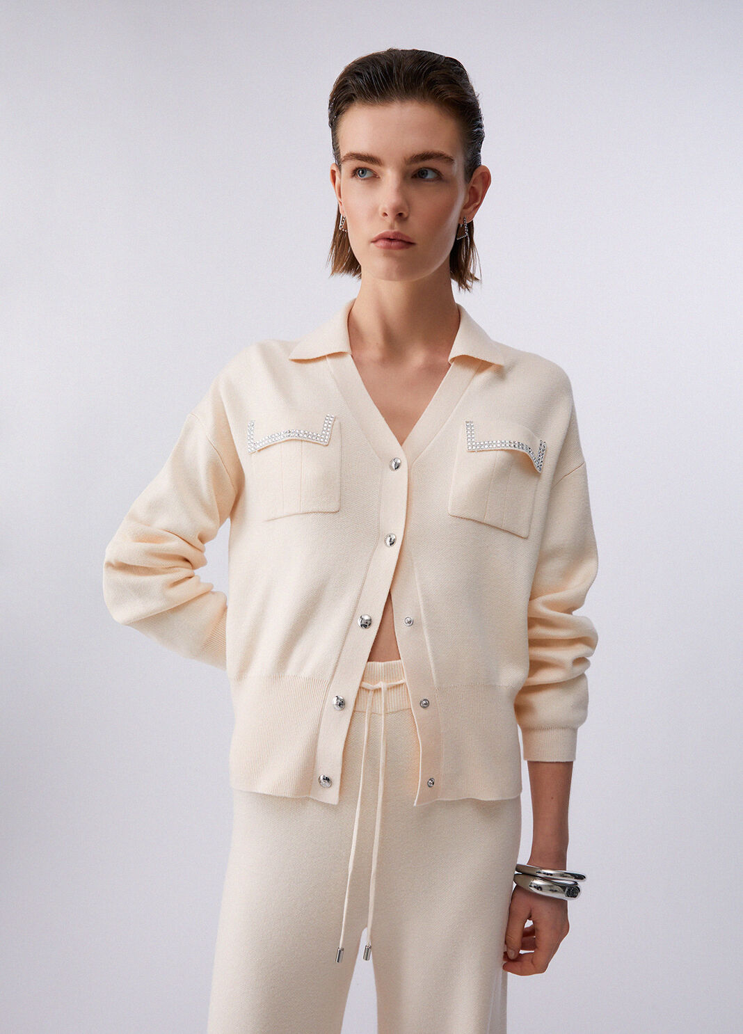 C&aacute;rdigan con bolsillos champ&aacute;n Liu Jo - large image number 0