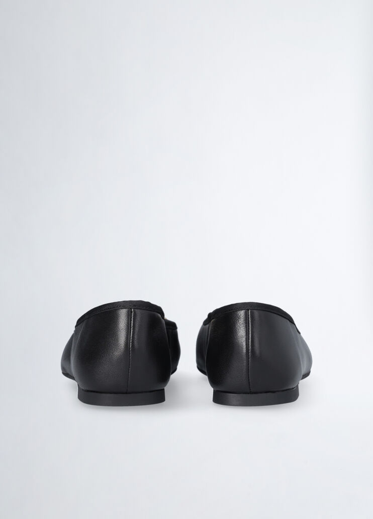 Black leather ballet flats black Liu Jo - large image number 6 Black leather ballet flats black Liu Jo - large image number 6