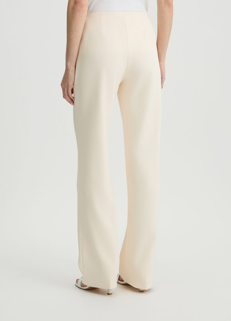 Long champagne-coloured crepe trousers champagne Liu Jo - large image number 1 Long champagne-coloured crepe trousers champagne Liu Jo - large image number 1