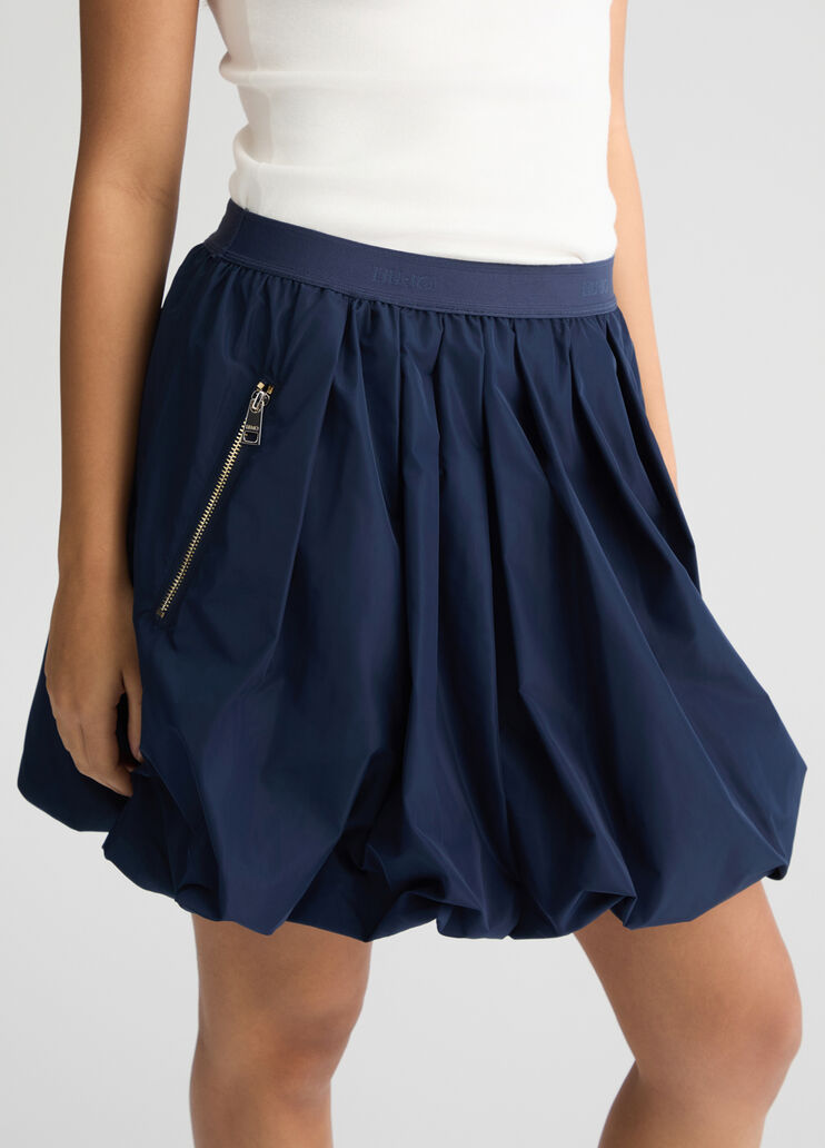 Taffeta miniskirt navy blue Liu Jo - large image number 2 Taffeta miniskirt navy blue Liu Jo - large image number 2