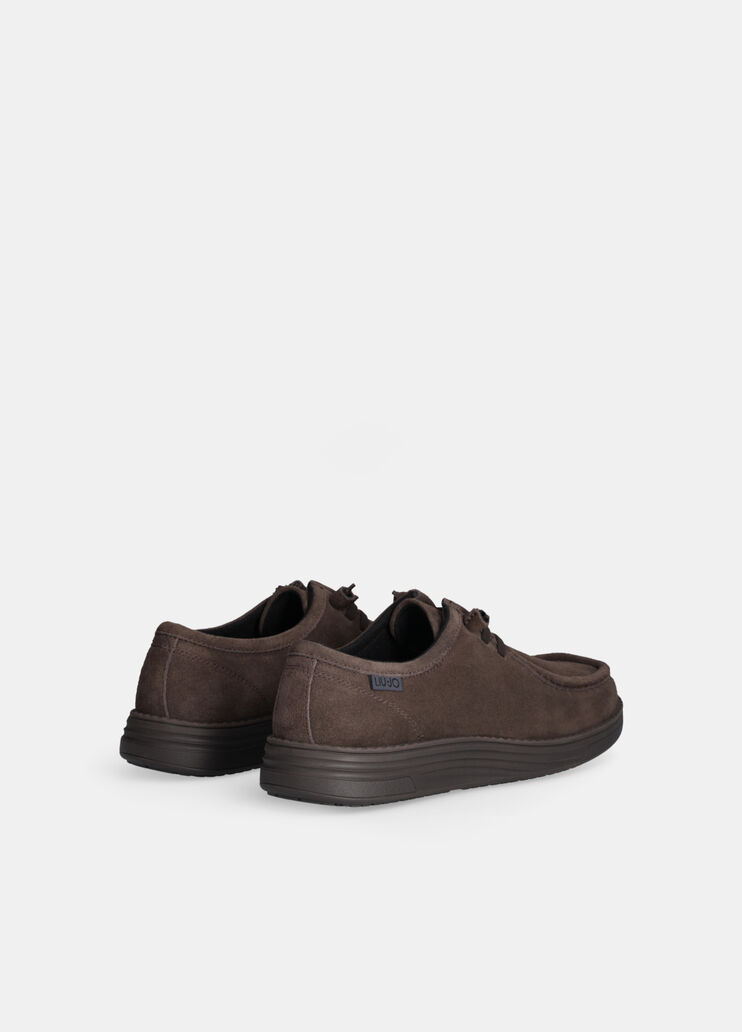 Suede lace-up loafers mocha Liu Jo - large image number 2 Suede lace-up loafers mocha Liu Jo - large image number 2