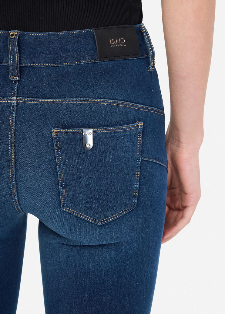 Amazing Fit bootcut jeans blue denim Liu Jo - large image number 4 Amazing Fit bootcut jeans blue denim Liu Jo - large image number 4