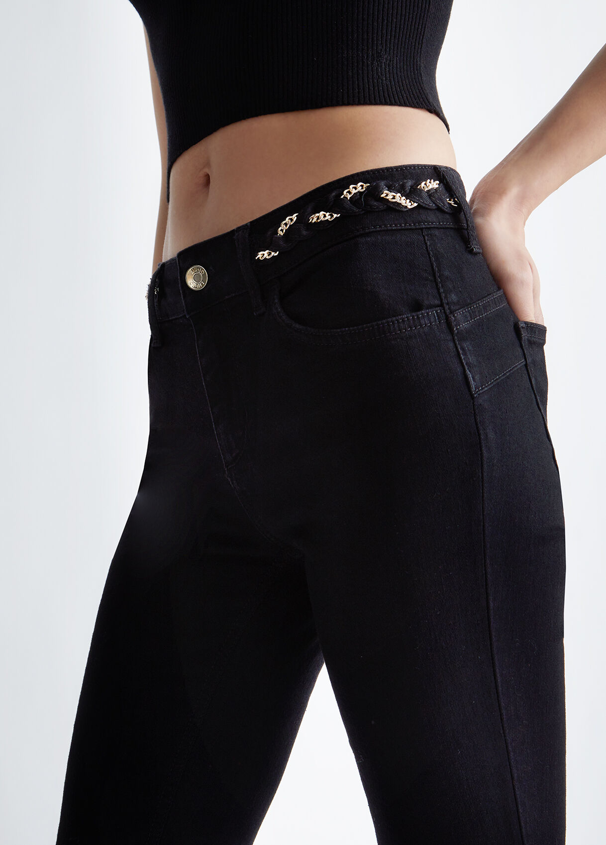 Jeans neri cheap liu jo