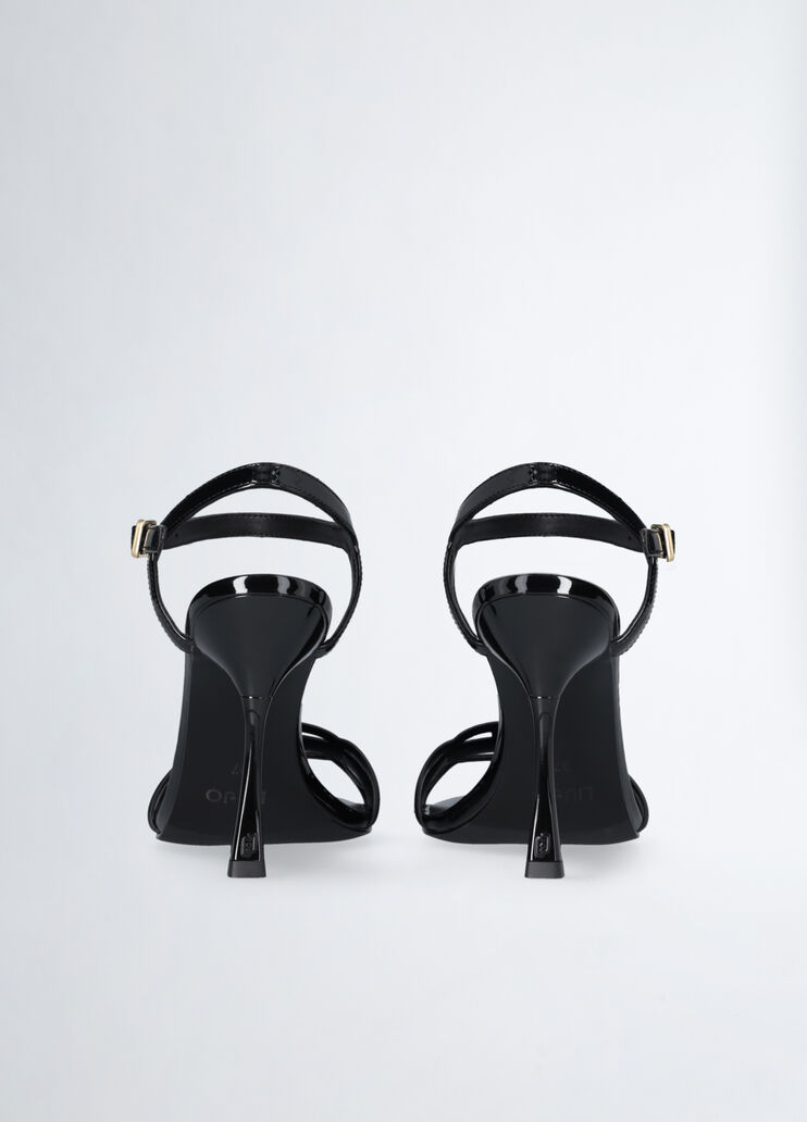 Patent leather heeled sandals black Liu Jo - large image number 5 Patent leather heeled sandals black Liu Jo - large image number 5