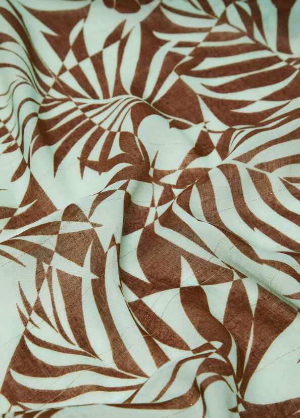 Foulard con stampa verde Liu Jo - large image number 1