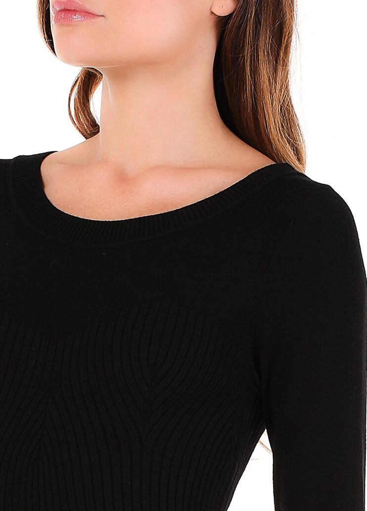 Robe en maille écoconçue noir Liu Jo - large image number 2