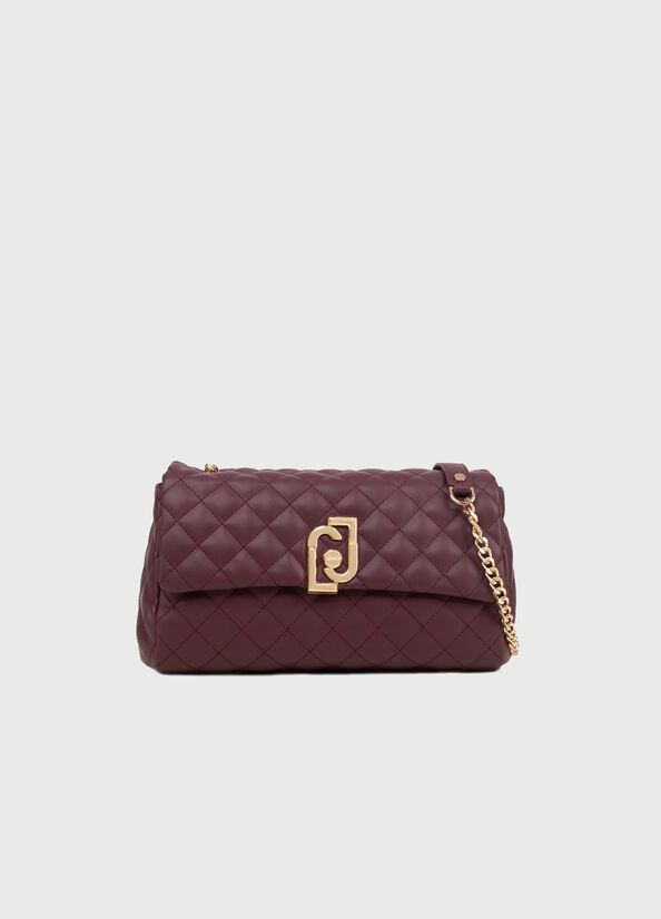 Quilted crossbody bag Burgundy Liu Jo - large image number 0