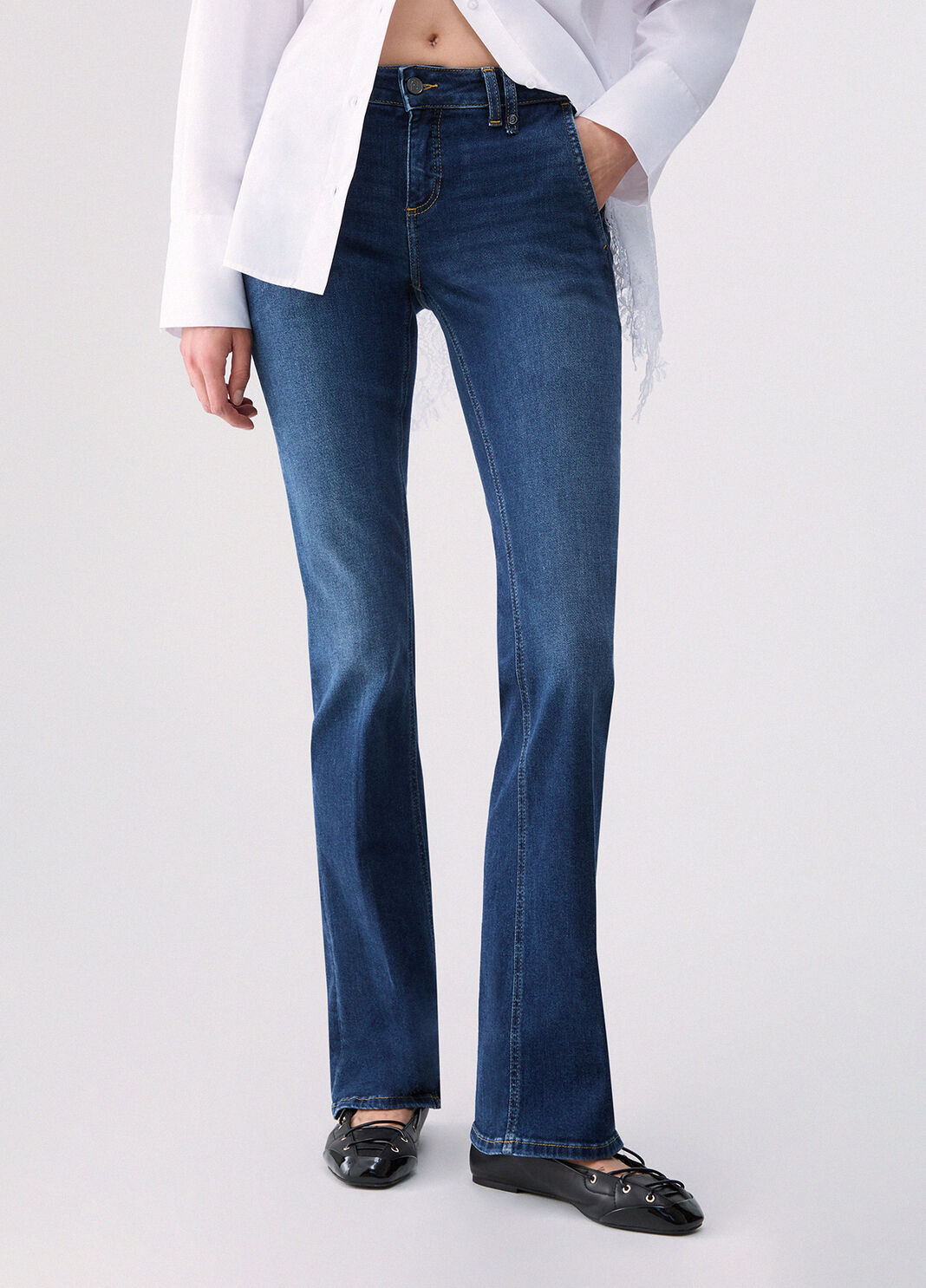 Bootcut-Jeans Stonewash denimblau Liu Jo - large image number 0