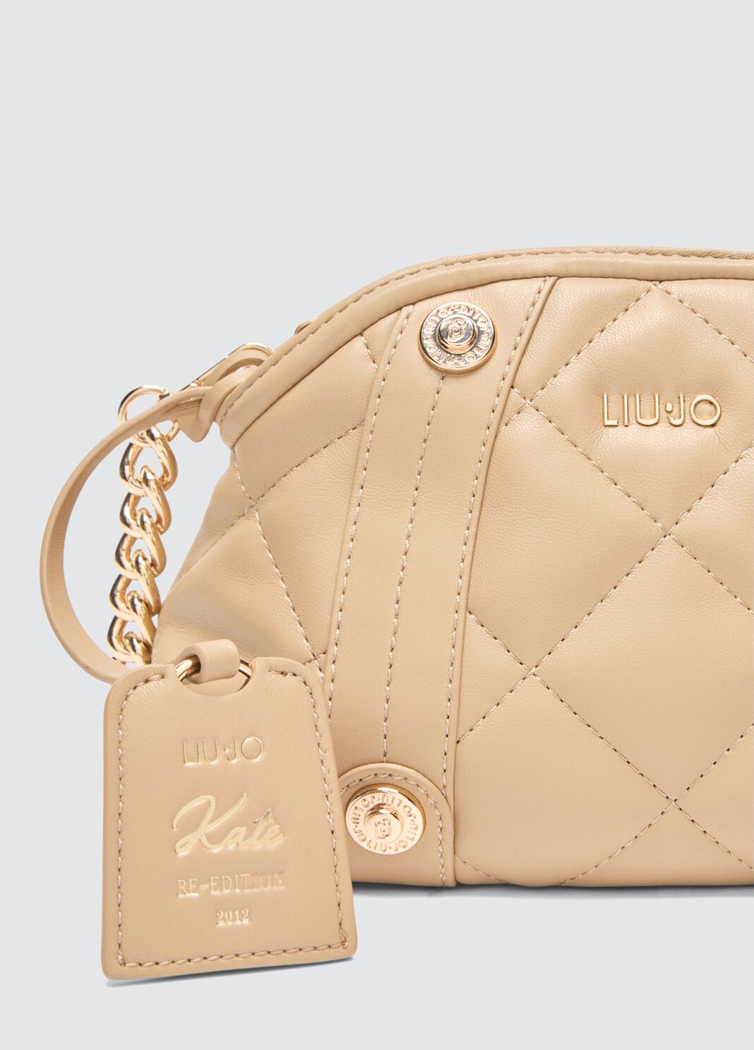 Pochette matelass&eacute;e camel Liu Jo - large image number 5
