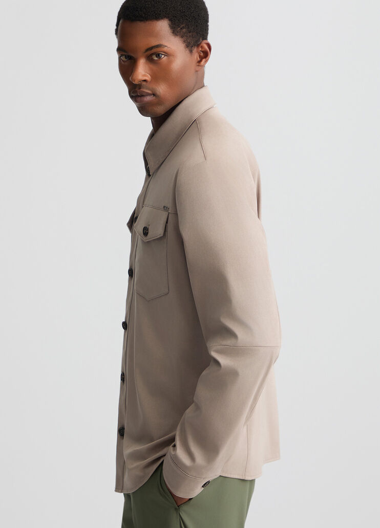 Microfibre overshirt light grey Liu Jo - large image number 3 Microfibre overshirt light grey Liu Jo - large image number 3