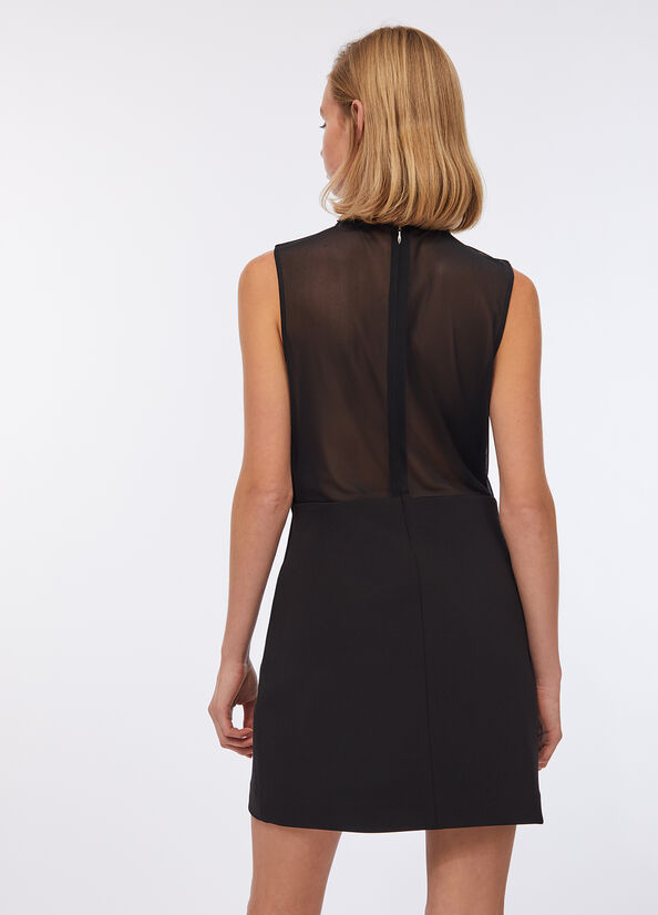 Robe avec strass noir Liu Jo - large image number 1
