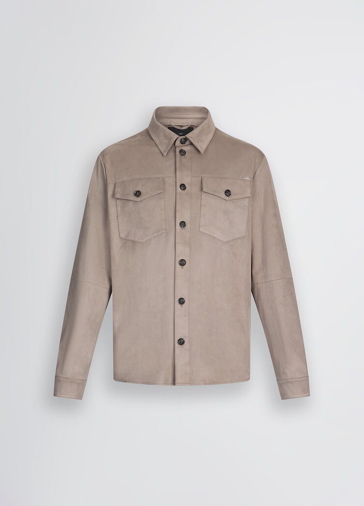 Microfibre overshirt light grey Liu Jo - large image number 6 Microfibre overshirt light grey Liu Jo - large image number 6