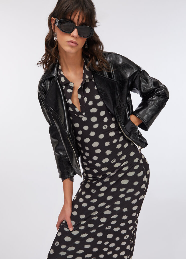 Robe Liu Jo Better noir à pois Liu Jo - large image number 2