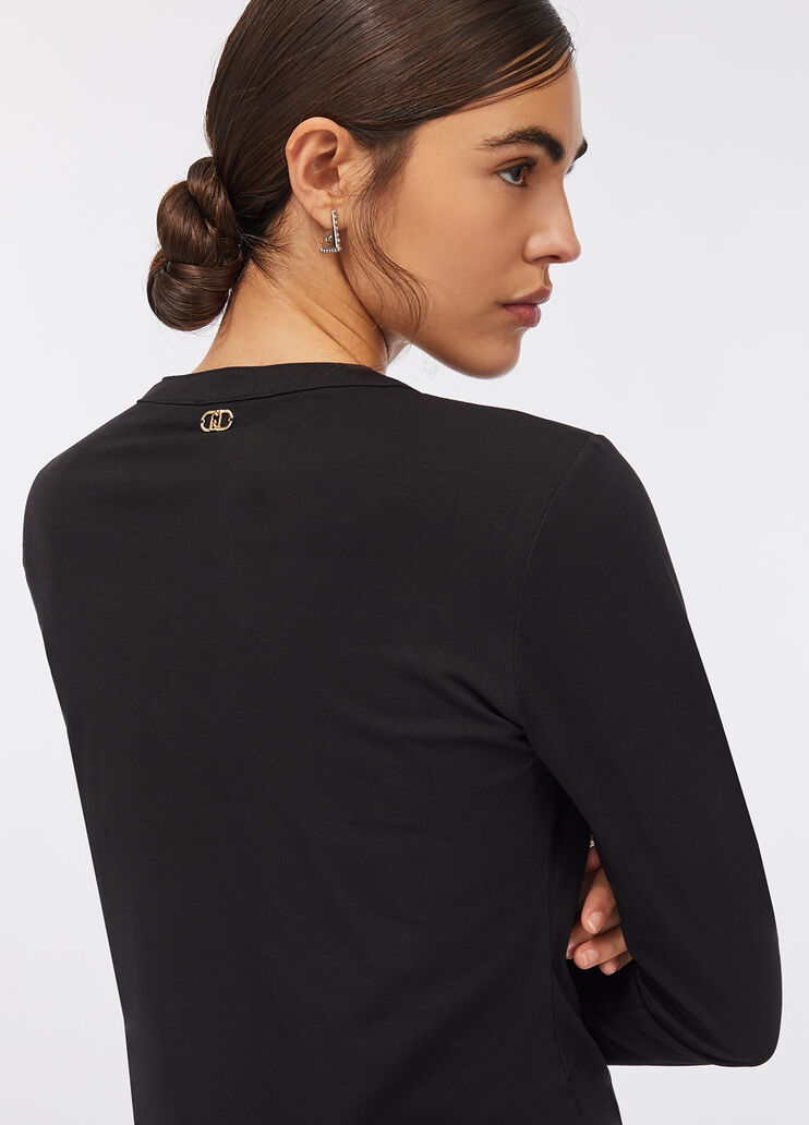 T-Shirt Liu Jo Better Schwarz Liu Jo - large image number 3