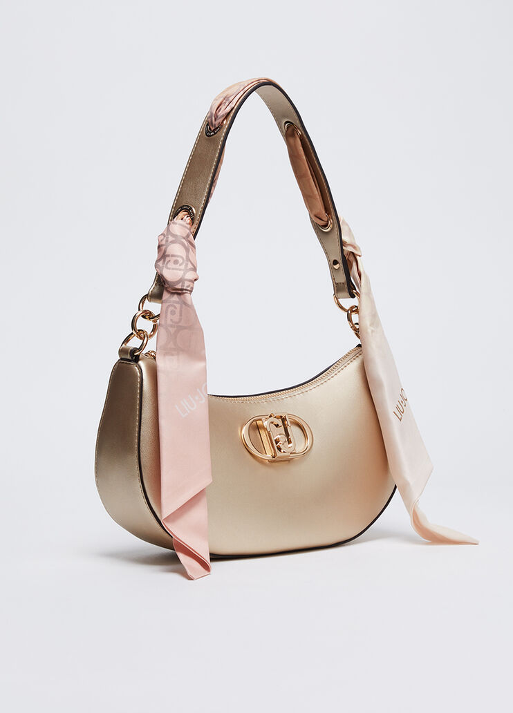 Schultertasche mit Tuch Farbe Goldfarben | Liu Jo