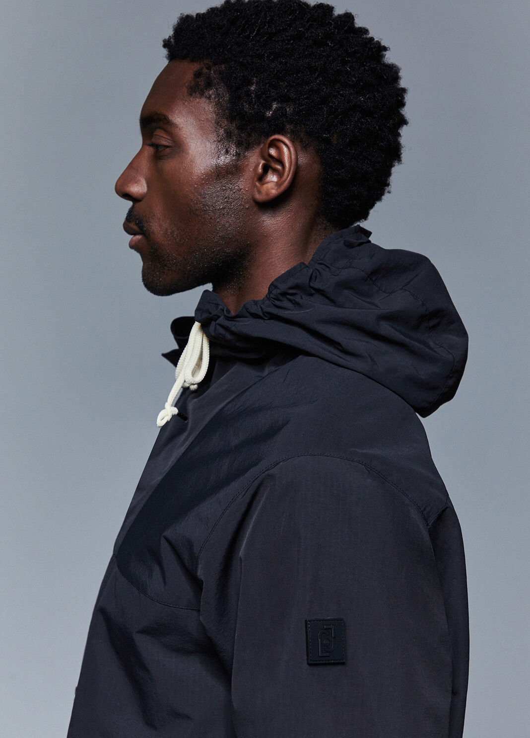 Giacca impermeabile con cappuccio blu scuro Liu Jo - large image number 2