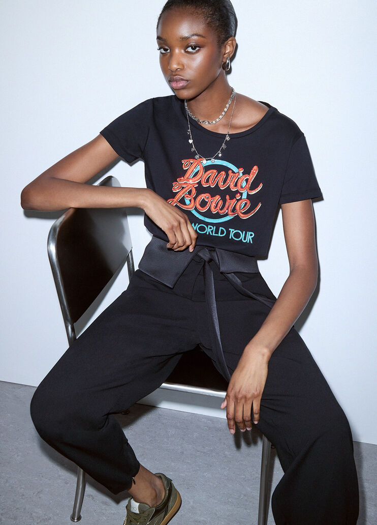 T-shirt avec imprim&eacute; logo Liu Jo - medium