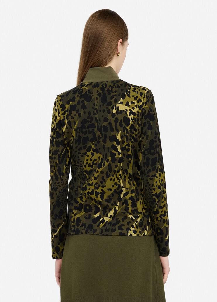 Sudadera Liu Jo Better animal print verde Liu Jo - large image number 1 Sudadera Liu Jo Better animal print verde Liu Jo - large image number 1