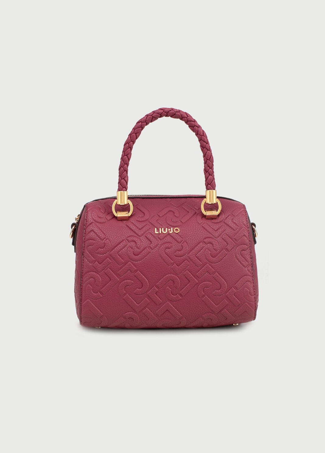 Mini boston bag with logo Violet Liu Jo - large image number 0