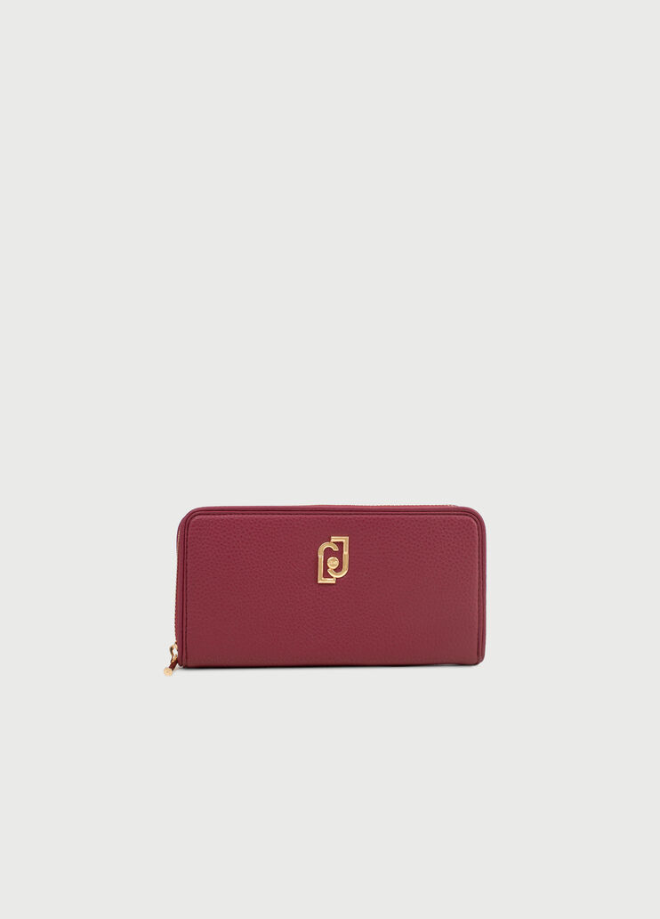 Large wallet with logo Raspberry Liu Jo - large image number 0