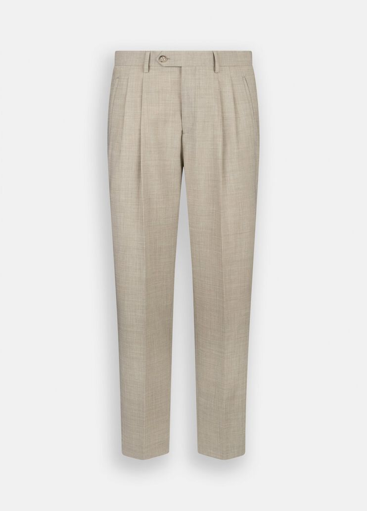 Wollhose mit Abnähern Beige Liu Jo - large image number 6 Wollhose mit Abnähern Beige Liu Jo - large image number 6
