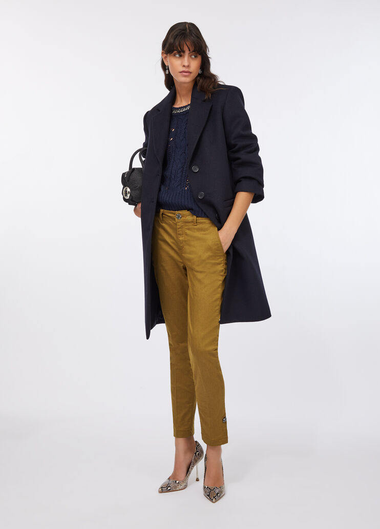 Wool coat navy blue Liu Jo - large image number 5