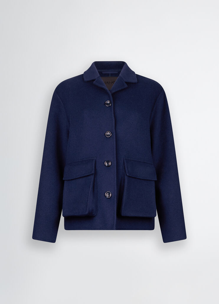 Jacket with pockets blue Liu Jo - large image number 6 Jacket with pockets blue Liu Jo - large image number 6