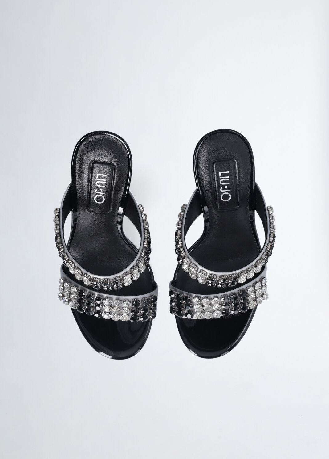 Jewel sandals with heel black Liu Jo - large image number 5