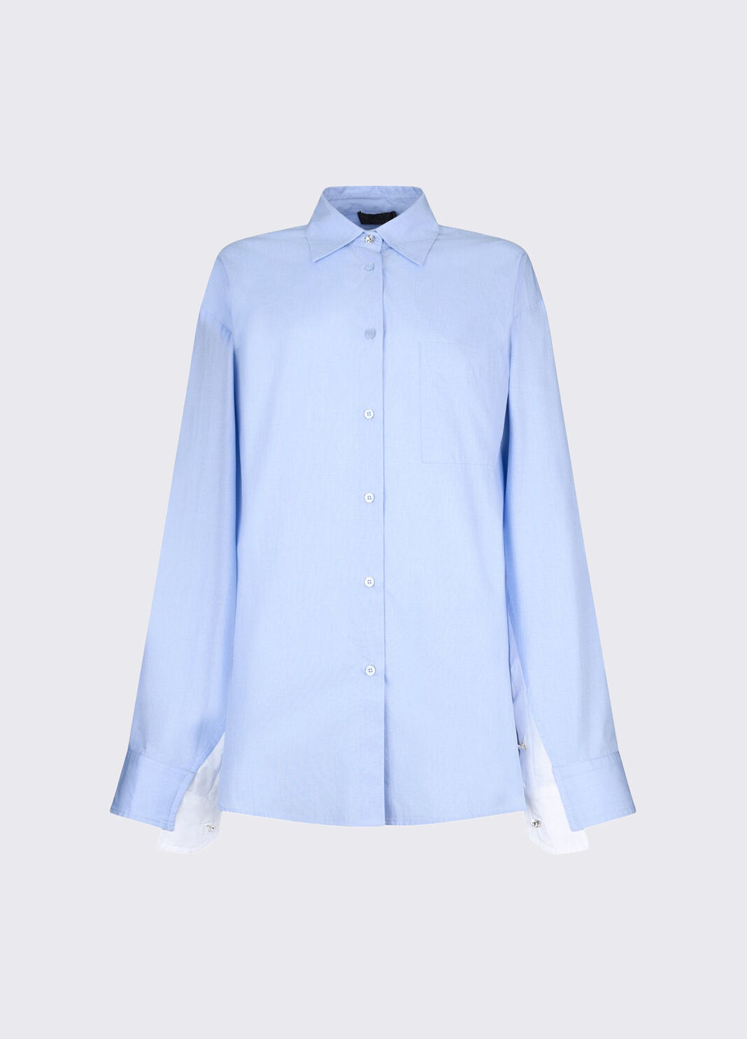 Double-layer shirt light blue Liu Jo - large image number 6