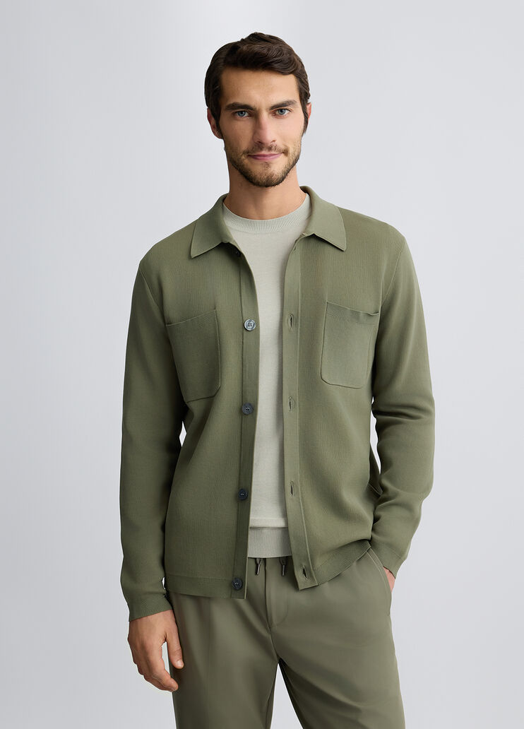 Green cardigan with pockets olive green Liu Jo - medium Green cardigan with pockets olive green Liu Jo - medium