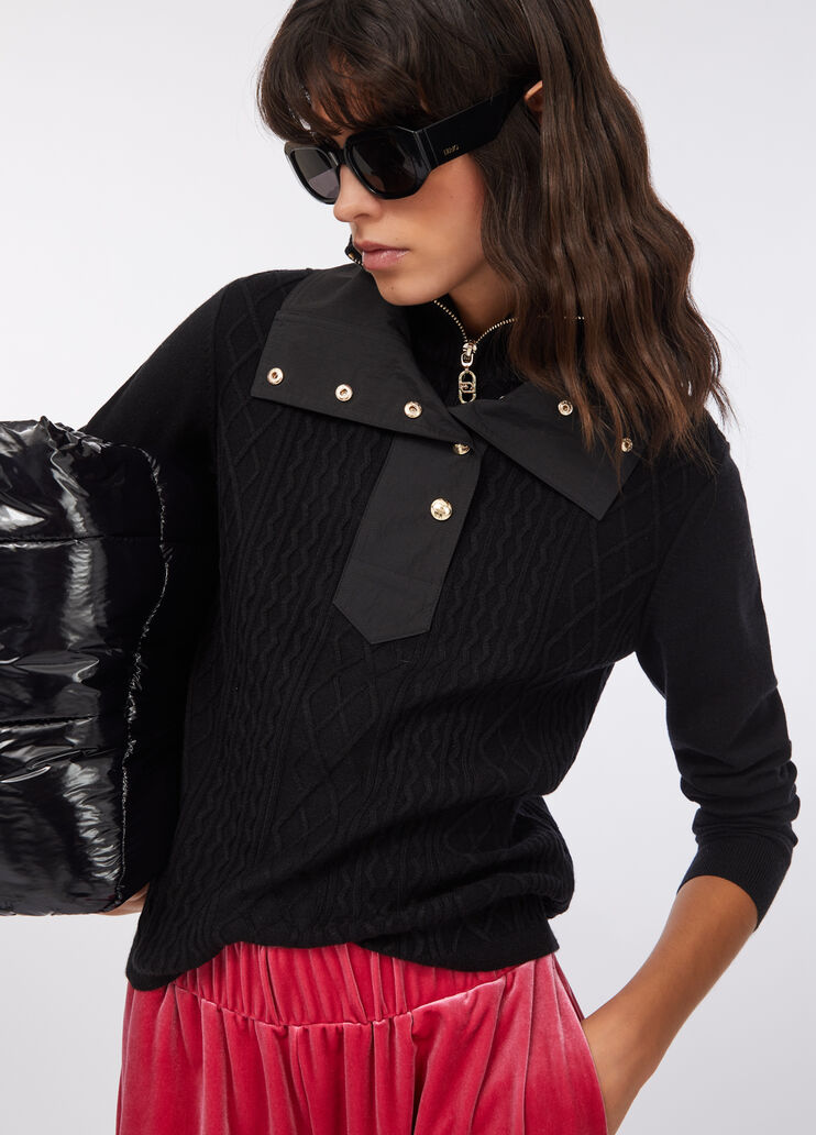 Pullover Liu Jo Better Schwarz Liu Jo - large image number 2