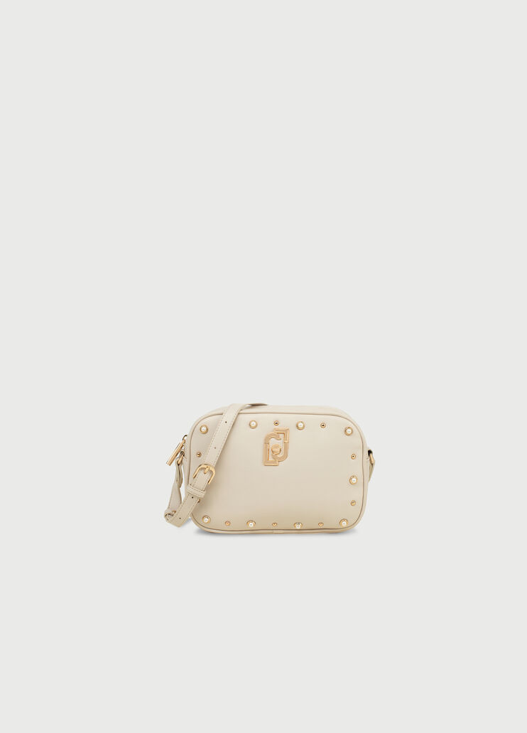Crossbody bag with pearls champagne Liu Jo - large image number 0
