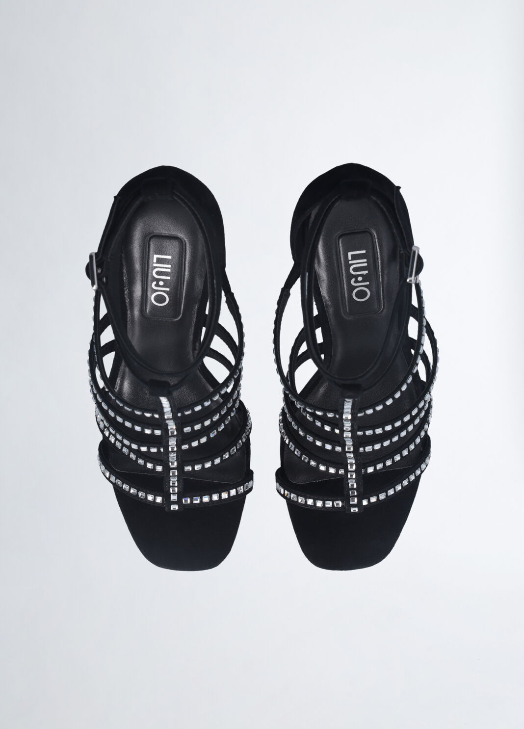 Sandals with branded heel black Liu Jo - large image number 6