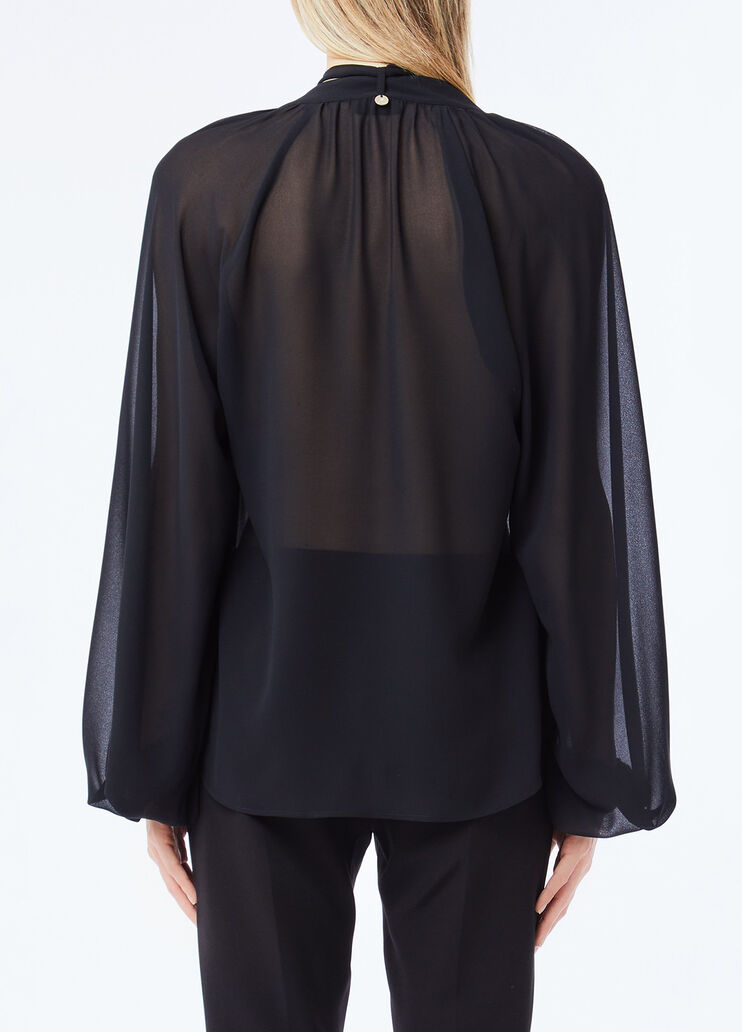 Georgette blouse black Liu Jo - medium