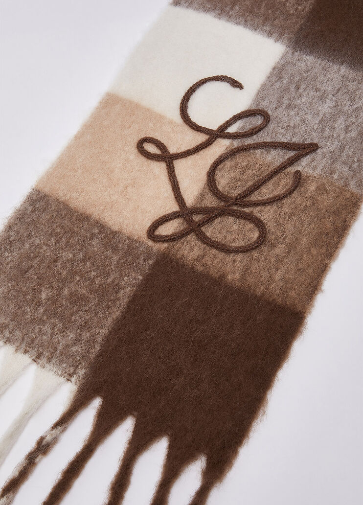 Scarf checked garzata beige Liu Jo - medium