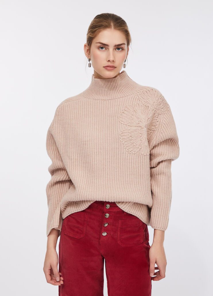 Pull en laine  rose poudre Liu Jo - medium