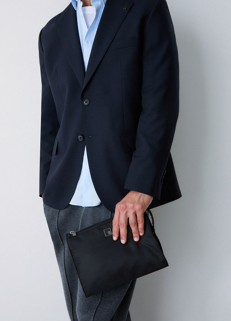 Pochette en nylon noir Liu Jo - medium