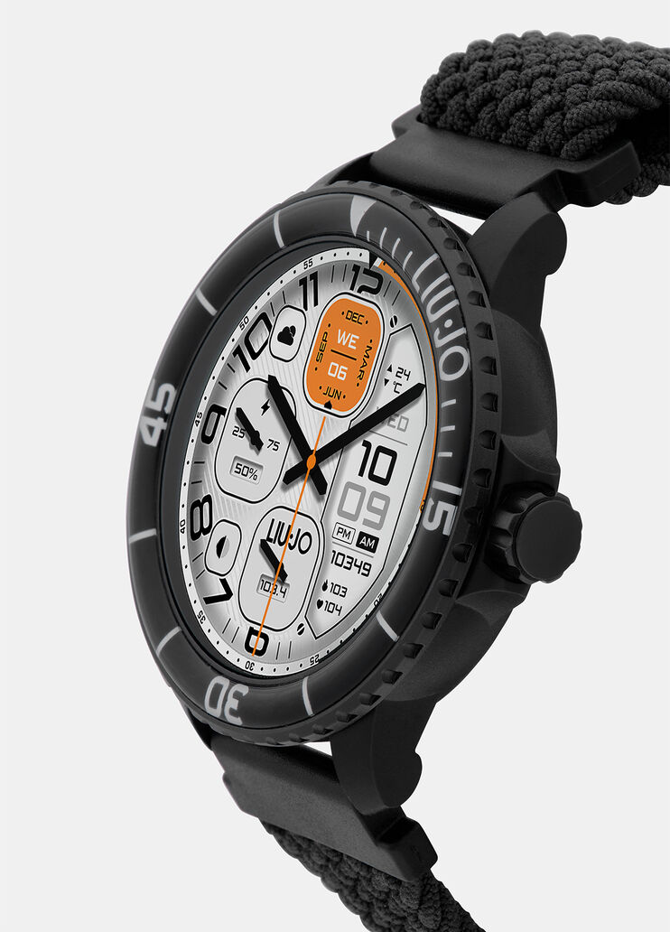 Smartwatch with nylon strap black Liu Jo - medium Smartwatch with nylon strap black Liu Jo - medium